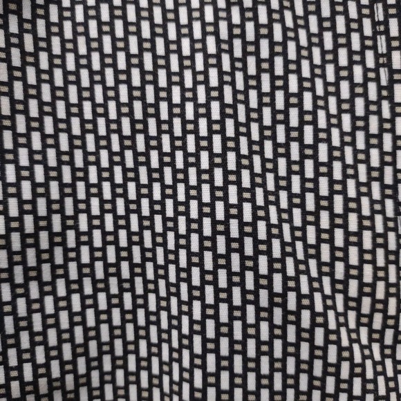 Liz Claiborne Womens Emma Classic‎ Ankle Pants Trouser Black/White/Taupe Size 10 - Picture 3 of 9